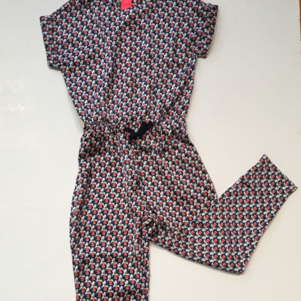New Crewcuts Elephant Print Jumpsuit
